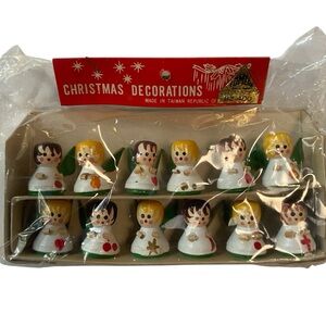 Vintage Angel Fomerz Wooden Decorations Full Set NIB